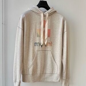 ISABEL MARANT ÉTOILE Mansel long-print hoodie